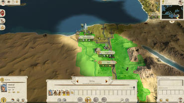Interface générale avec armée sélectionnée