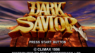dark savior saturn title screen